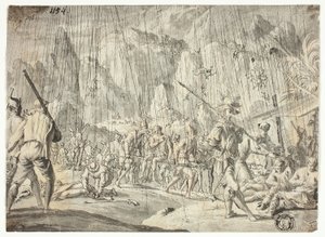 Schlachtenszene von Jan Luyken