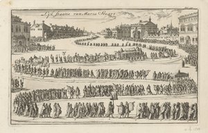 Leichenzug von Königin Maria II. Stuart, 1695 von Jan Luyken