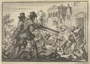 Mord an Reformierten in Tirano, 1620 von Jan Luyken