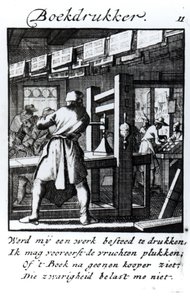 Der Buchdrucker, aus dem Handelsbuch 
