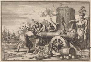 Während des französischen Bombardements auf Algier wird der französische Konsul von den Algeriern in eine Kanone geladen und getötet, 1683