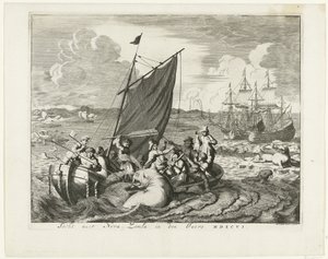 Die Reise nach Nowaja Semlja im Jahr 1596, 1679-1681 von Jan Luyken
