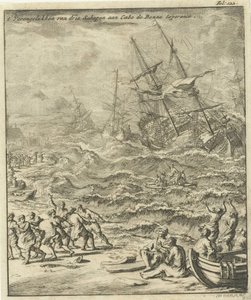 Schiffsuntergang am Kap der Guten Hoffnung, 1693