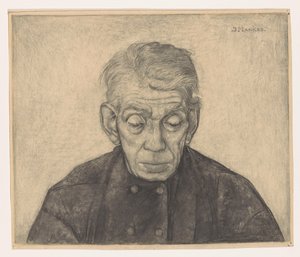 Porträt von Douwe de Groot von Jan Mankes (signed by artist)