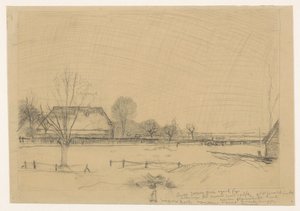 Winterlandschaft in Eerbeek von Jan Mankes