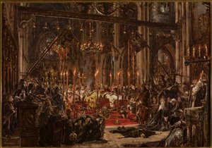 Niederlage von Liegnitz. Wiedergeburt. Jahr 1241 von Jan Matejko