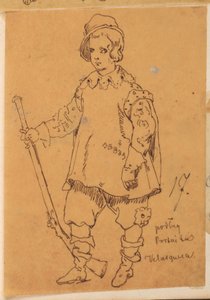 Skarbczyk. Jüngling mit Gewehr. von Jan Matejko