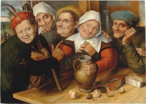 Eine fröhliche Gesellschaft von Jan Matsys