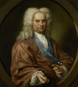 Porträt von David Leeuw (1682-1755), Mennonitischer Tuchhändler von Jan Maurits Quinkhard