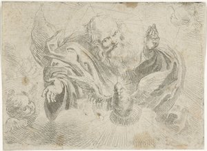 Gott der Vater mit der Taube des Heiligen Geistes von Jan Miel