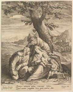 Heilige Familie mit St. Elisabeth und St. Johannes dem Täufer