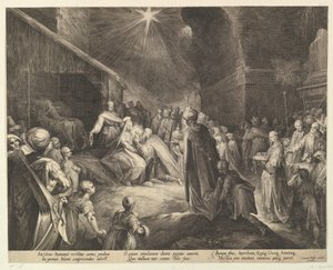 Die Anbetung der Könige von Jan Muller