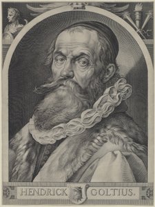 Porträt von Hendrick Goltzius von Jan Muller, Hendrick Goltzius