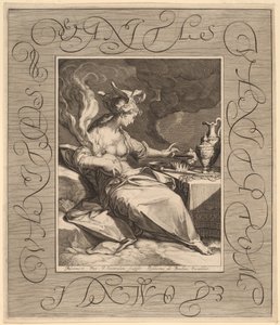 Vanitas, Vanitatum et Omnia Vanitas von Jan Pietersz Saenredam, after Abraham Bloemaert