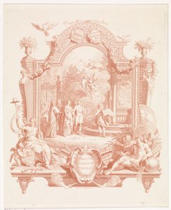 Allegorische Darstellung anlässlich der Hochzeit von Arnout van Citters und Sara Jacoba Ockerse