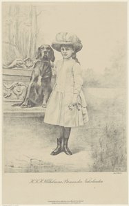 Porträt von Wilhelmina, Königin der Niederlande