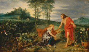 Christus erscheint Maria Magdalena am Ostermorgen (Noli me tangere), um 1626