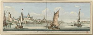 Ansicht von Nijmegen aus dem Osten