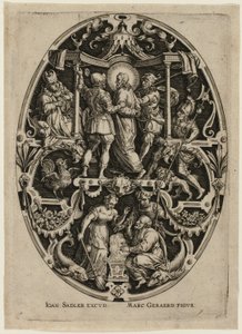 Verhaftung Christi, aus Passion Christi von Jan Sadeler I