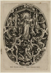 Verrat an Christus, aus Passion Christi von Jan Sadeler I