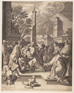 Christus und die Kinder von Jan Sadeler I