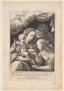 Heilige Familie von Jan Sadeler I