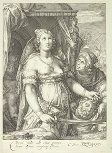 Judith mit dem Kopf des Holofernes von Jan Saenredam