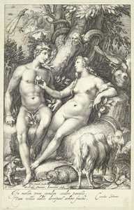 Der Sündenfall von Jan Saenredam