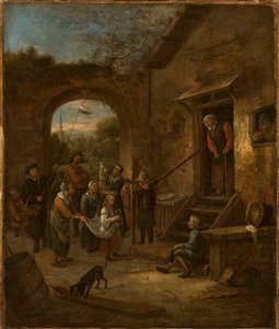 Maifest (Almosensammlung) von Jan Steen