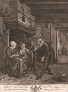 Niederländische Innenküchenszene