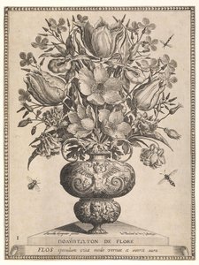 Blumenstrauß in einer Vase von Jan Theodor de Bry