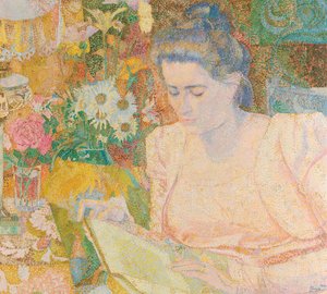 Porträt von Frau Marie Jeannette de Lange, ca. 1900 von Jan Toorop