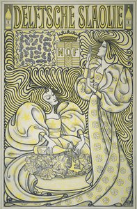 Plakat für Delft Salatöl, veröffentlicht 1894