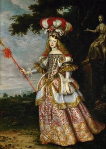 Margarita Teresa, Infantin von Spanien, in einem Theaterkostüm