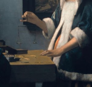 Die Perlenwägerin