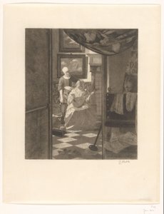 Der Liebesbrief von Jan Veth (signed by artist)