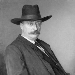 Johannes Martinus Messchaert (1857-1922). Sänger und Gesangspädagoge von Jan Veth (signed by artist)