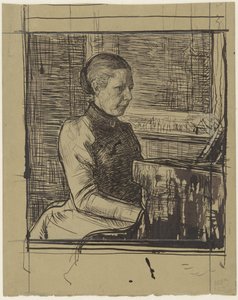 Porträt von Frau Van Marken-Matthes von Jan Veth