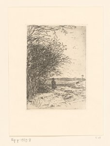 Frau in einer Landschaft
