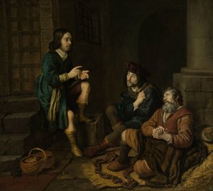 Joseph deutet die Träume des Bäckers und des Butlers