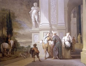 Die Abreise des verlorenen Sohnes von Jan Baptist Weenix