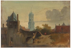 Ansicht von Delft von Jan Weissenbruch