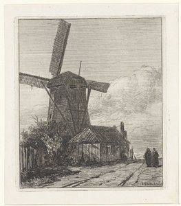 Ansicht des Treckwegs in Den Haag