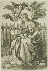 Madonna von zwei Engeln gekrönt