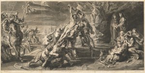 Die Kreuzaufrichtung von Jan Witdoeck after Sir Peter Paul Rubens