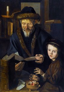 Winterallegorie, Philosoph und das junge Kind