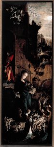 Triptychon der Anbetung der Könige: die Geburt (rechter Flügel)