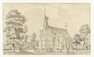 Die Kirche in Asperden, Deutschland