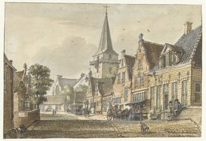 Ansicht des Dorfes Harmelen