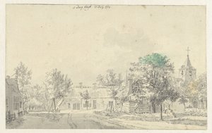 Ansicht des Dorfes Odijk von Jan de Beijer